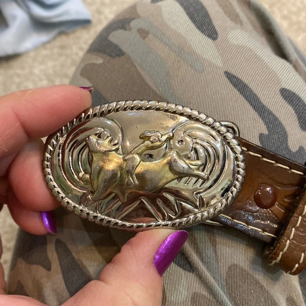 NOCONA Leather kids belt